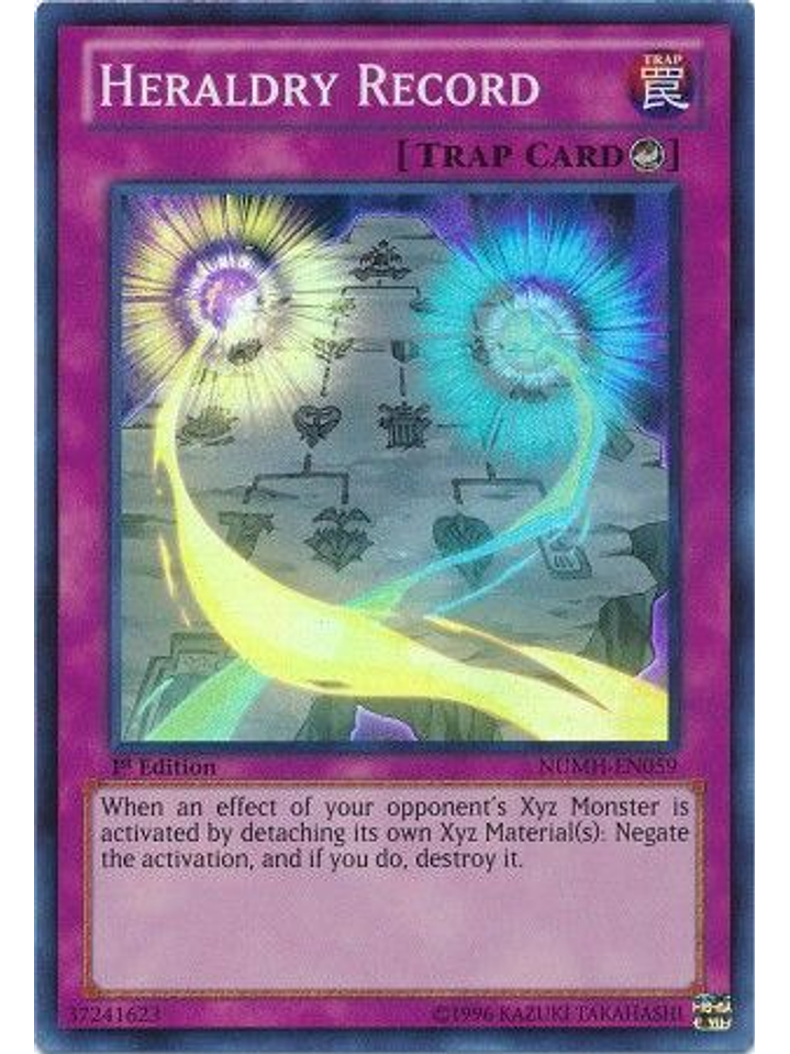 Heraldry Record - NUMH-EN059 - Super Rare 1st Edition 1