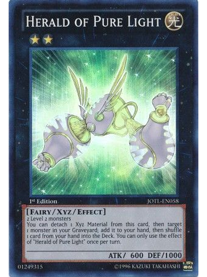 Herald of Pure Light - JOTL-EN058 - Super Rare 1st Edition 1