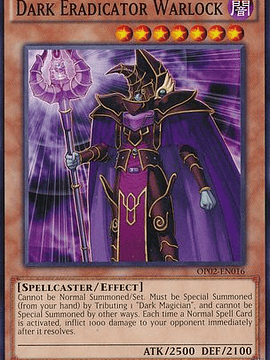 Dark Eradicator Warlock - OP02-EN016 - Common