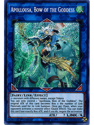 Apollousa, Bow of the Goddess - RIRA-EN048 - Secret Rare 1st Edition