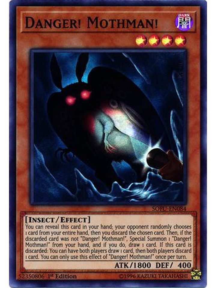 Danger! Mothman! - SOFU-EN084 - Super Rare 1st Edition 1