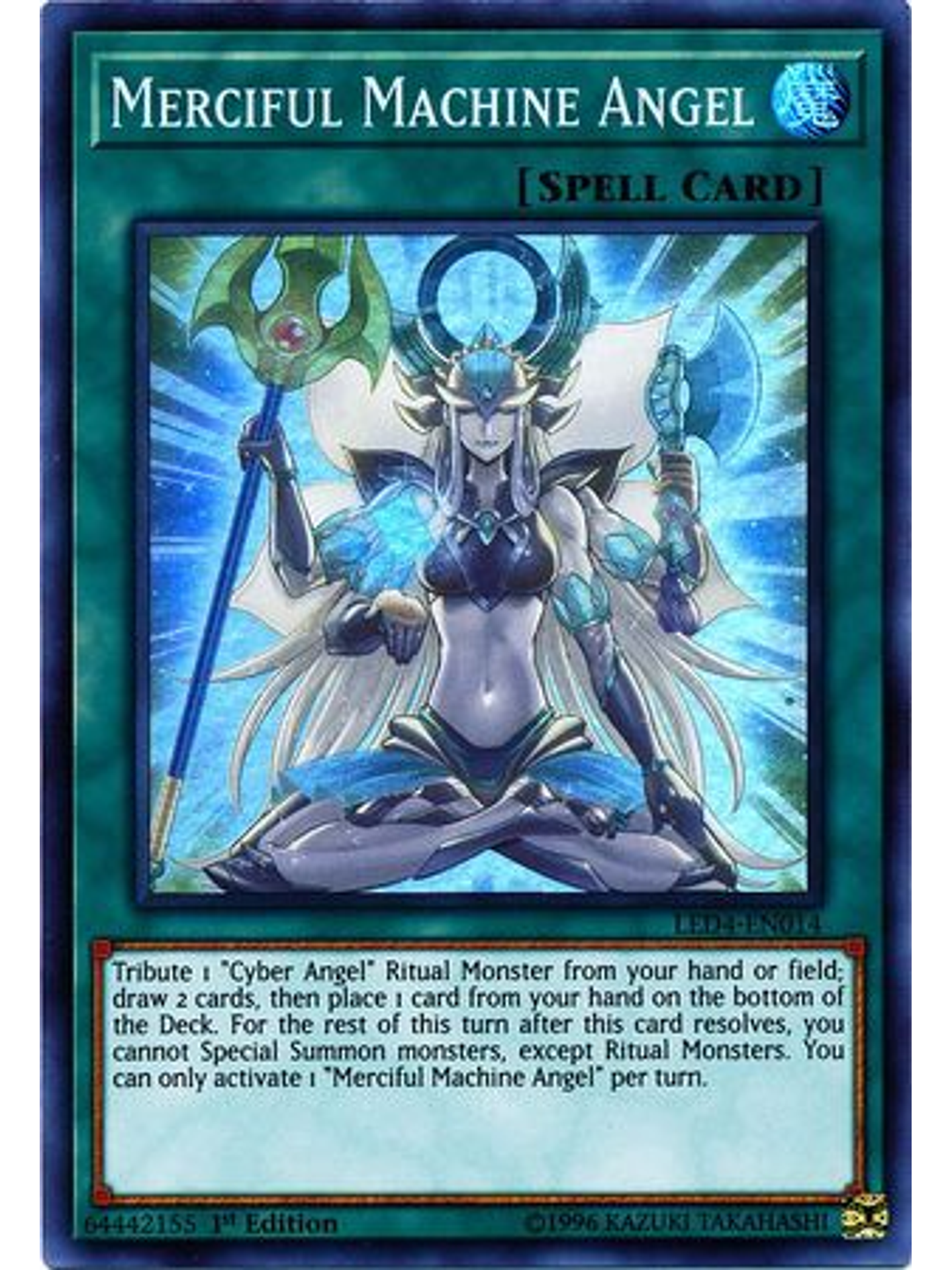 Merciful Machine Angel - LED4-EN014 - Super Rare 1st Edition 1
