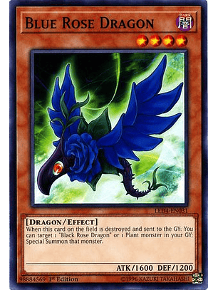 Blue Rose Dragon - Led4-en031 - Common 1st Edition