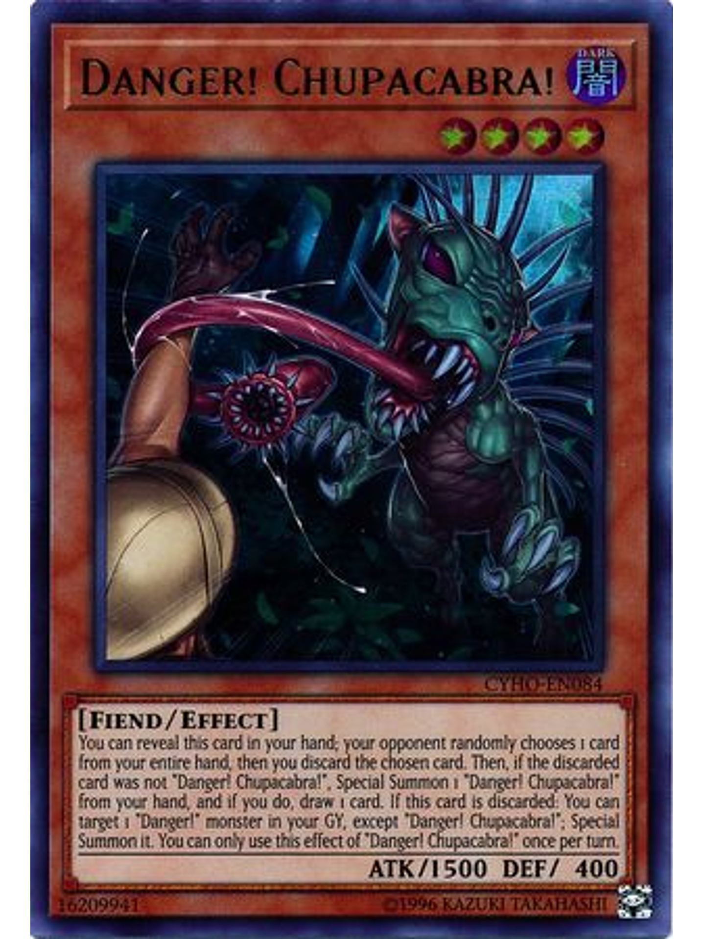 Danger! Chupacabra! - CYHO-EN084 - Ultra Rare Unlimited 1