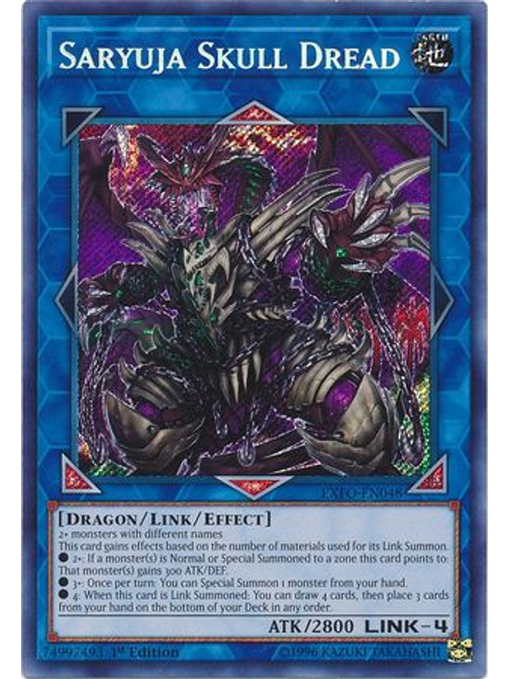 Saryuja Skull Dread - EXFO-EN048 - Secret Rare Unlimited 1