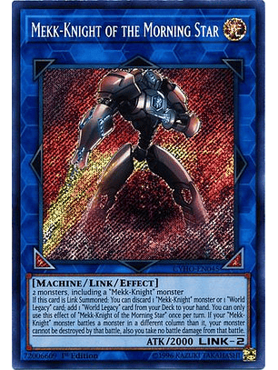 Mekk-Knight of the Morning Star - CYHO-EN045 - Secret Rare 1st Edition