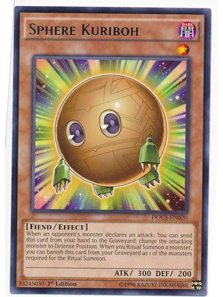 Sphere Kuriboh - DOCS-EN020 - Rare 1st Edition 1