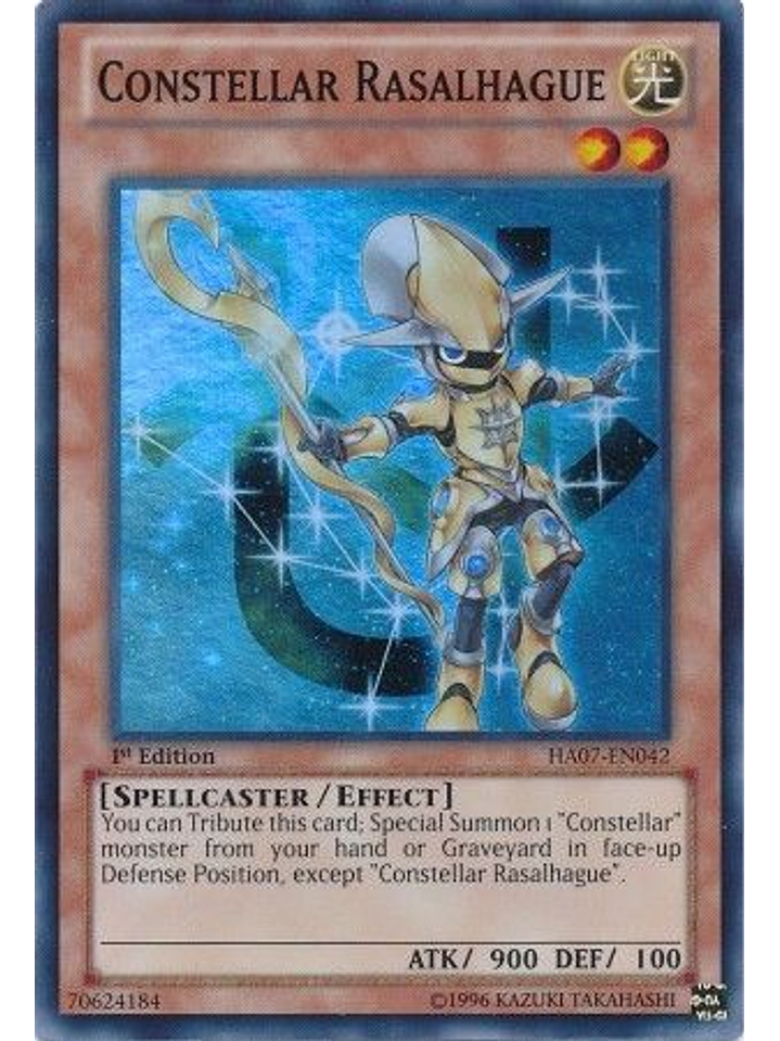 Constellar Rasalhague - HA07-EN042 - Super Rare 1st Edition 1