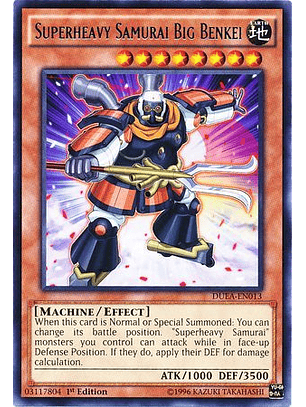 Superheavy Samurai Big Benkei - DUEA-EN013 - Rare 1st Edition
