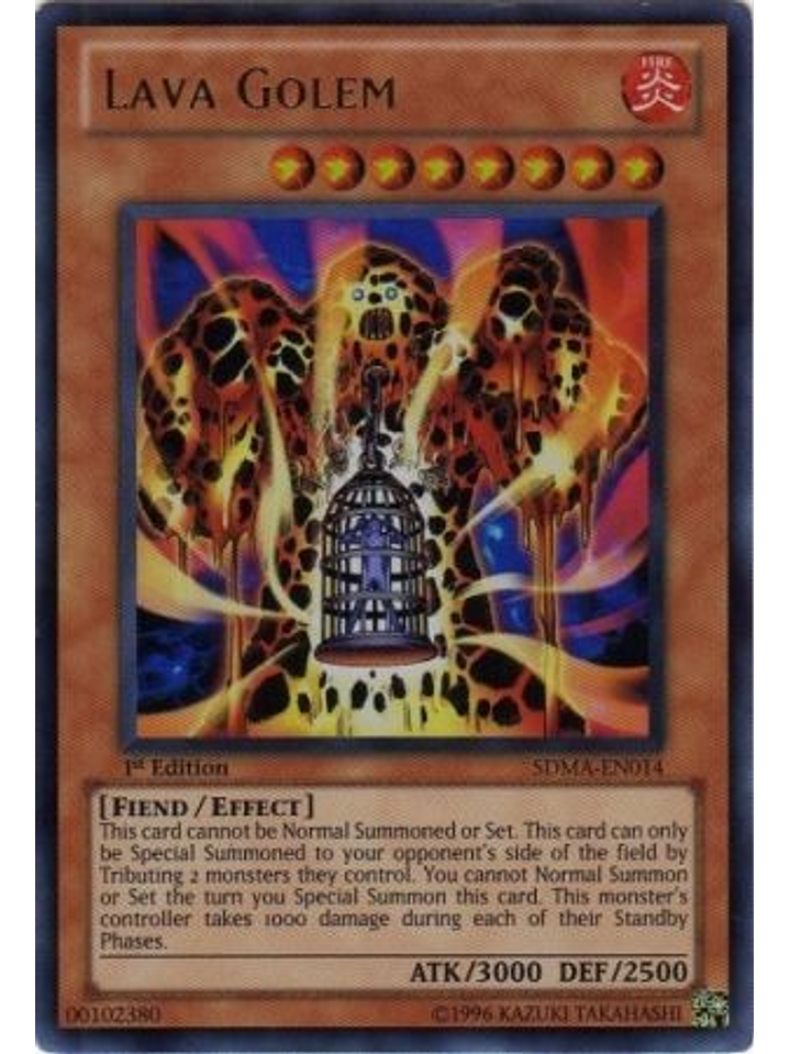 Lava Golem - SDMA-EN014 - Ultra Rare 1st Edition 1