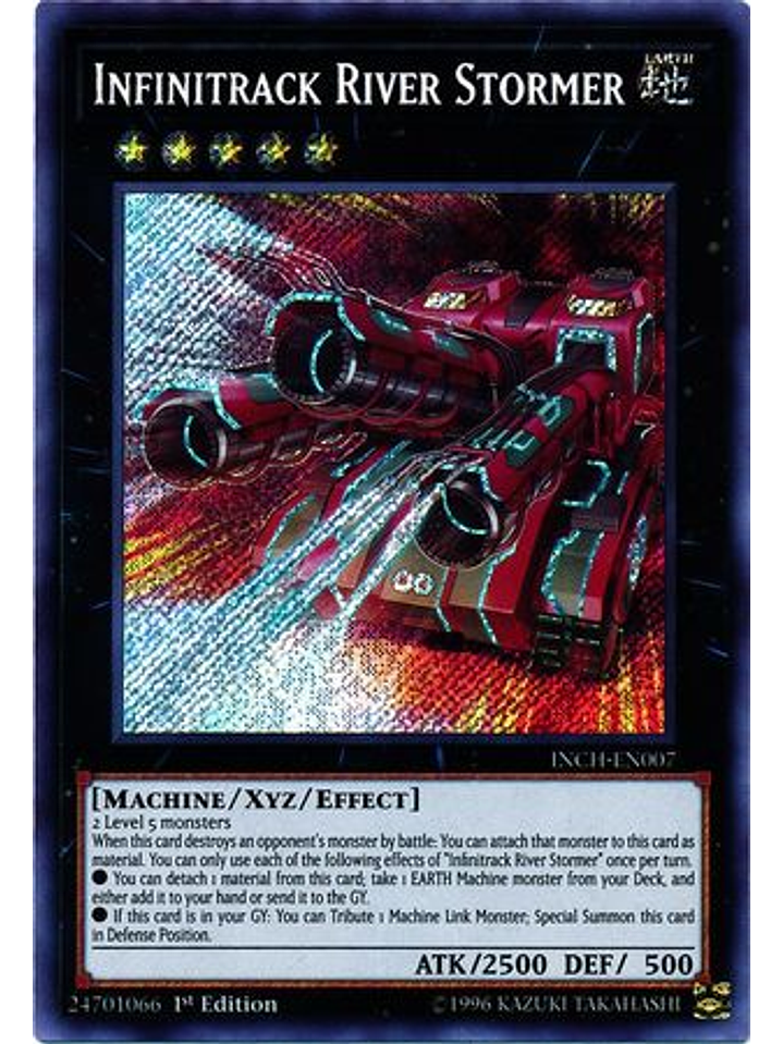 Infinitrack River Stormer - INCH-EN007 - Secret Rare 1st Edition 1