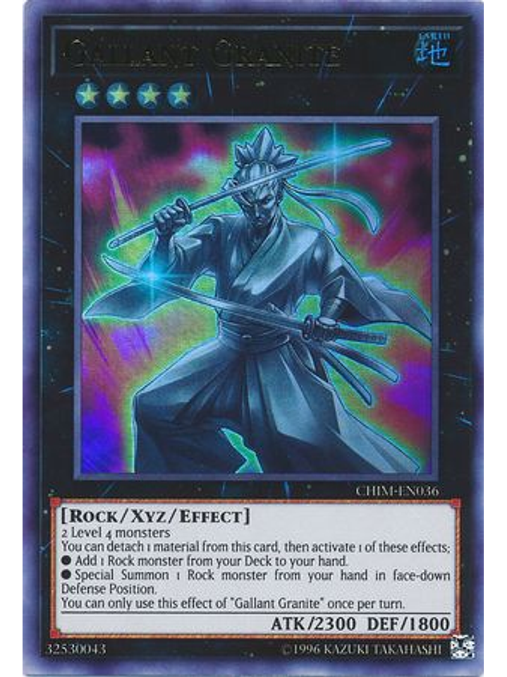 Gallant Granite - CHIM-EN036 - Ultra Rare Unlimited 1
