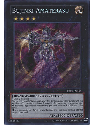 Bujinki Amaterasu - PRIO-EN052 - Secret Rare Unlimited