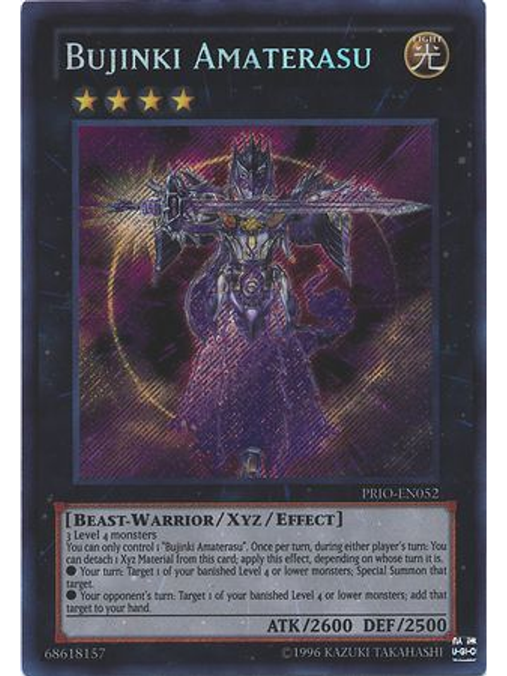 Bujinki Amaterasu - PRIO-EN052 - Secret Rare Unlimited 1