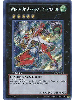 Wind-Up Arsenal Zenmaioh - ORCS-EN098 - Secret Rare 1st Edition