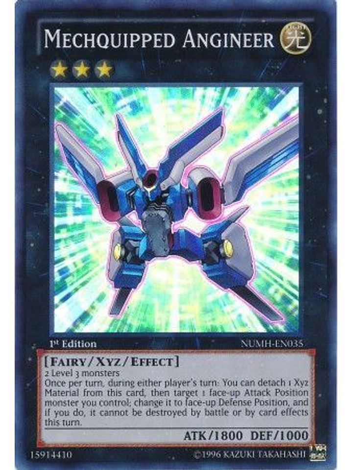 Mechquipped Angineer - NUMH-EN035 - Super Rare 1st Edition 1
