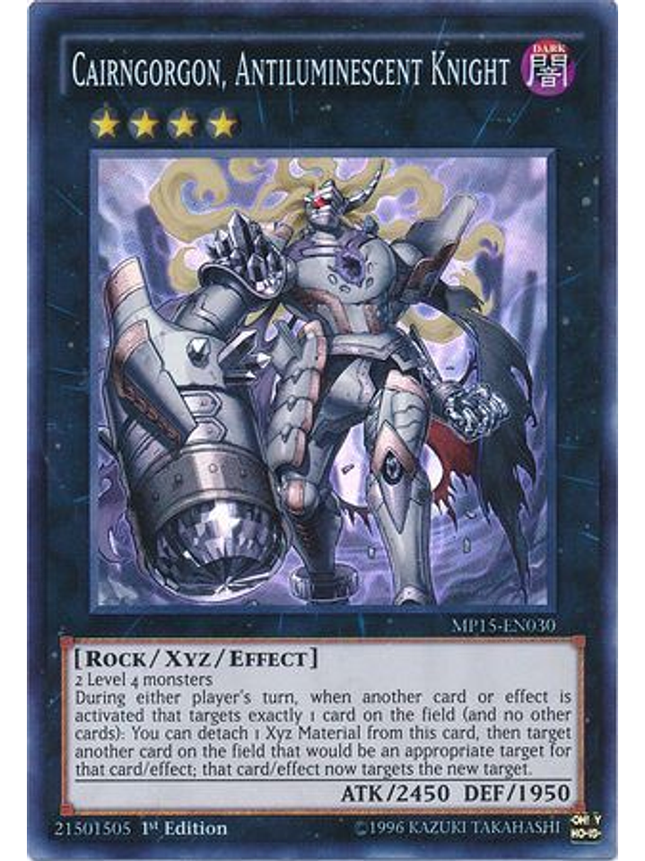 Cairngorgon, Antiluminescent Knight - MP15-EN030 - Super Rare 1st Edition 1