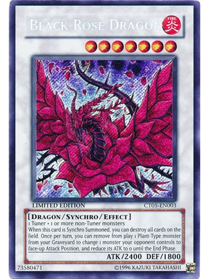 Black Rose Dragon - CT05-EN003 - Secret Rare 1