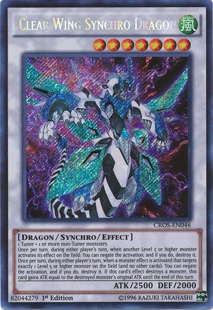 Clear Wing Synchro Dragon - CROS-EN046 - Secret 1st Edition