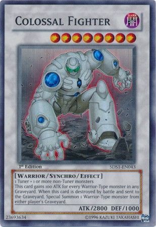 Colossal Fighter - 5DS1-EN043 - Super Rare 1st Edition