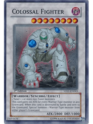 Colossal Fighter - 5DS1-EN043 - Super Rare 1st Edition