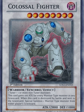 Colossal Fighter - 5DS1-EN043 - Super Rare 1st Edition