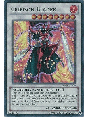 Crimson Blader - AP04-EN008 - Super Rare