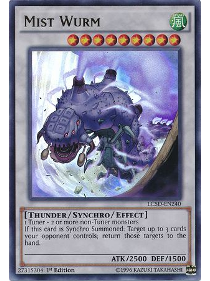 Mist Wurm - LC5D-EN240 - Ultra Rare 1st Edition 1