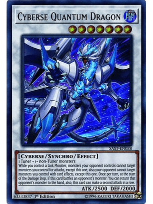 Cyberse Quantum Dragon - SAST-EN038 - Ultra Rare 1st Edition