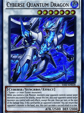 Cyberse Quantum Dragon - SAST-EN038 - Ultra Rare 1st Edition