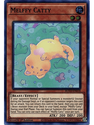 Melffy Catty - ROTD-EN018 - Super Rare 1st Edition