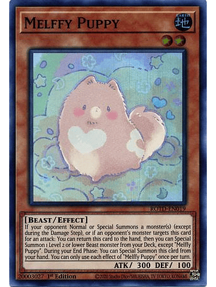 Melffy Puppy - ROTD-EN019 - Super Rare 1st Edition