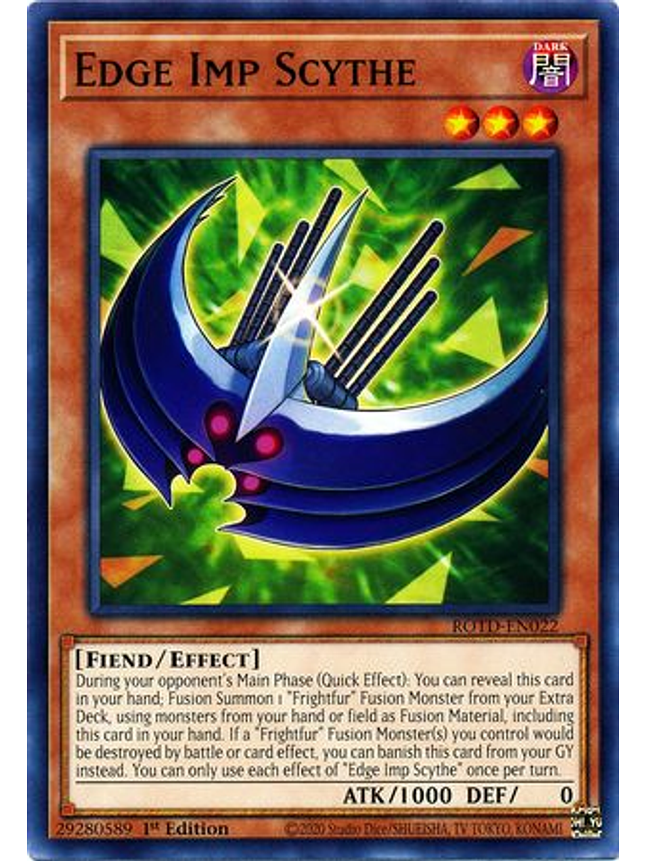 Edge Imp Scythe - ROTD-EN022 - Common 1st Edition 1