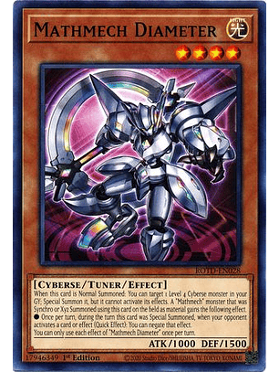 Mathmech Diameter - ROTD-EN028 - Common 1st Edition