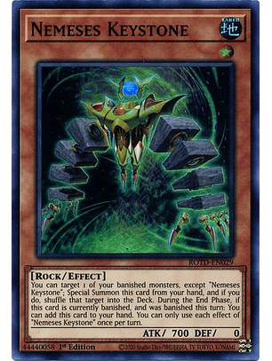 Nemeses Keystone - ROTD-EN029 - Super Rare 1st Edition