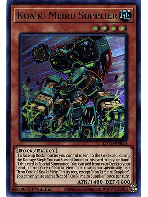 Koa'ki Meiru Supplier - ROTD-EN030 - Ultra Rare 1st Edition