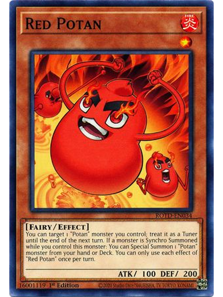 Red Potan - ROTD-EN034 - Common 1st Edition 1