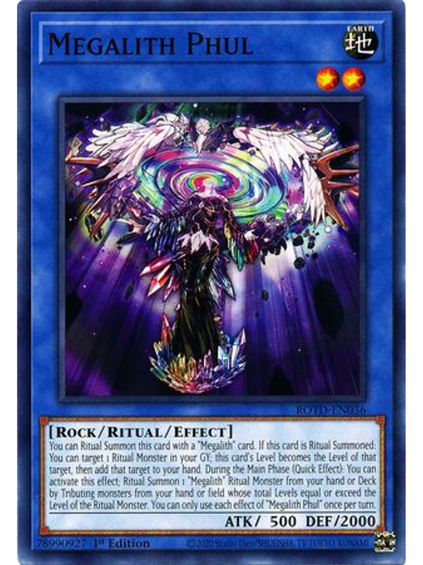 Megalith Phul - ROTD-EN036 - Common 1st Edition 1