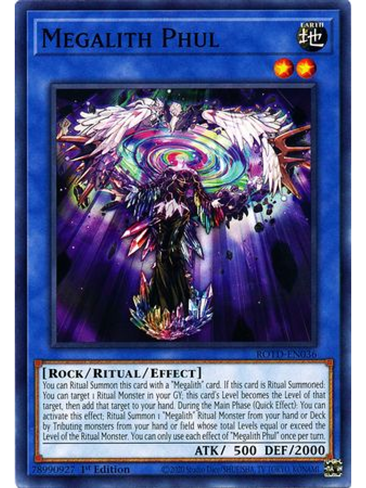 Megalith Phul - ROTD-EN036 - Common 1st Edition 1