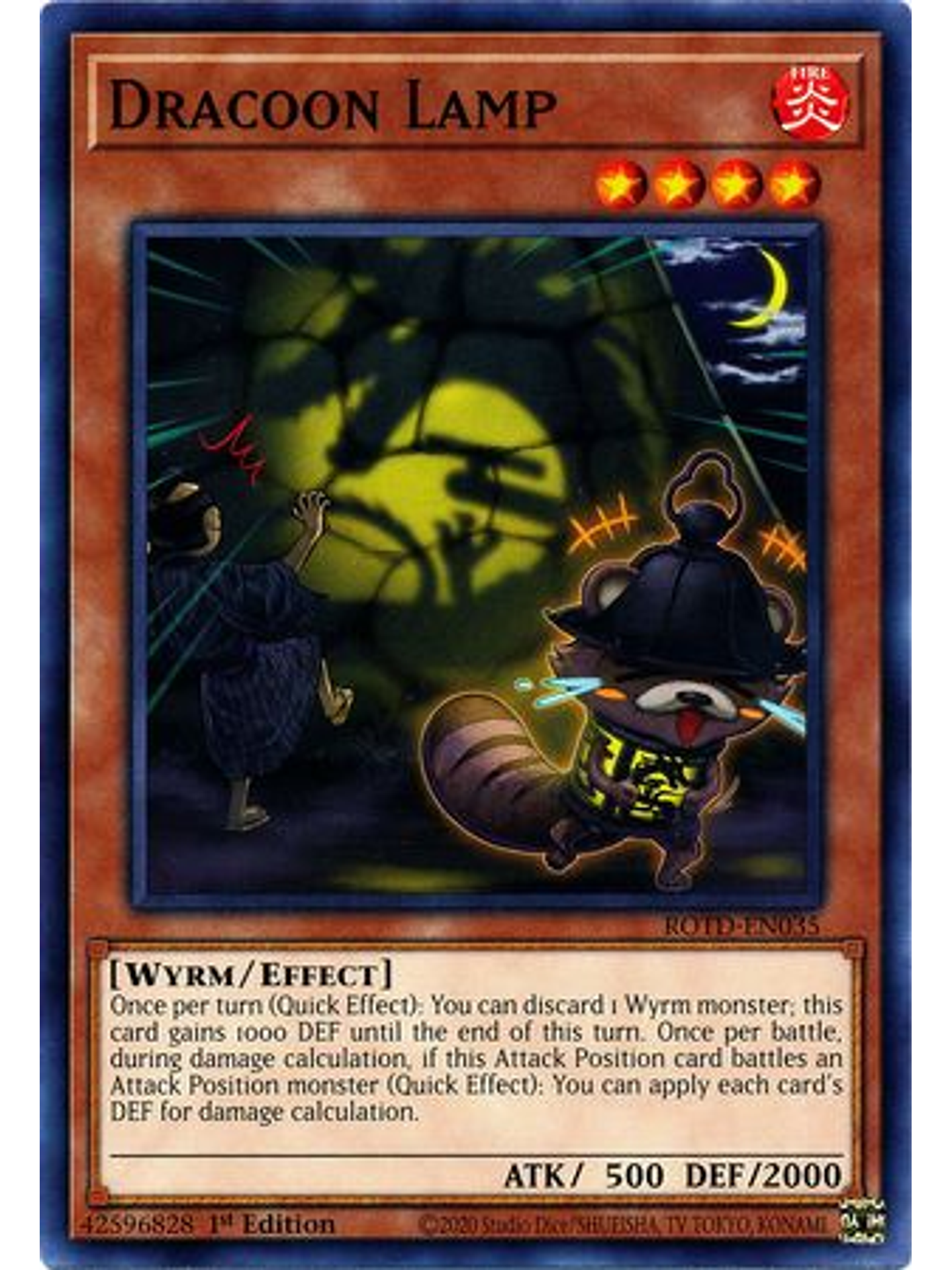 Dracoon Lamp - ROTD-EN035 - Common 1st Edition 1