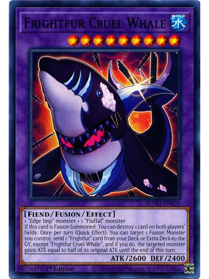 Frightfur Cruel Whale - ROTD-EN039 - Common 1st Edition 1