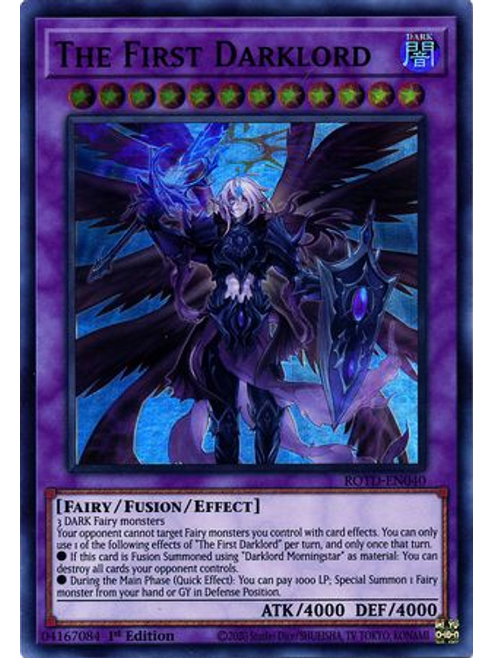 The First Darklord - ROTD-EN040 - Super Rare 1st Edition 1