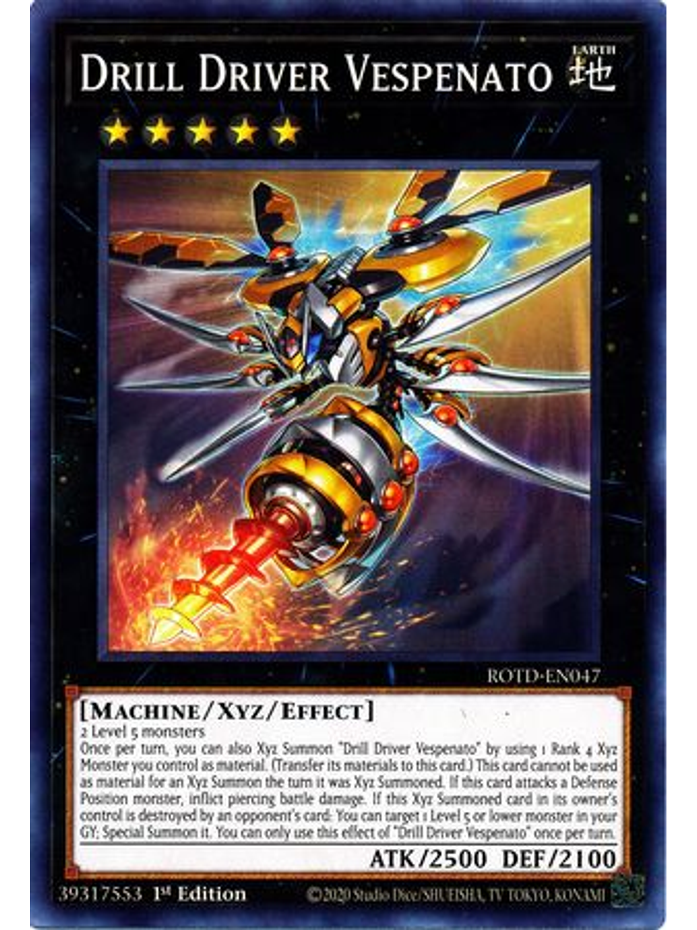 Drill Driver Vespenato - ROTD-EN047 - Common 1st Edition 1