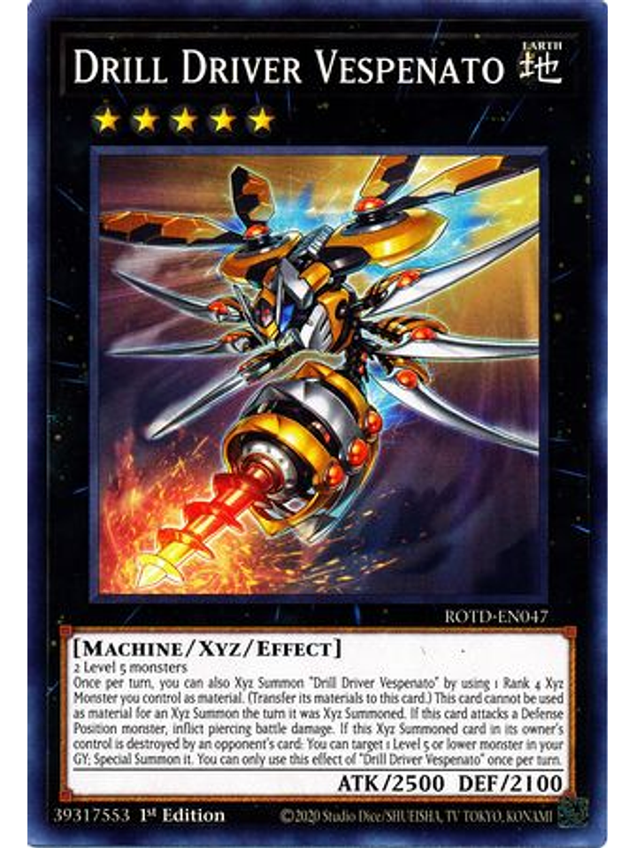 Drill Driver Vespenato - ROTD-EN047 - Common 1st Edition 1