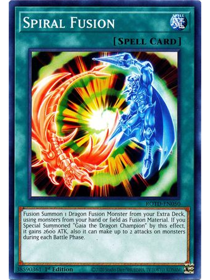 Spiral Fusion - ROTD-EN050 - Common 1st Edition 1