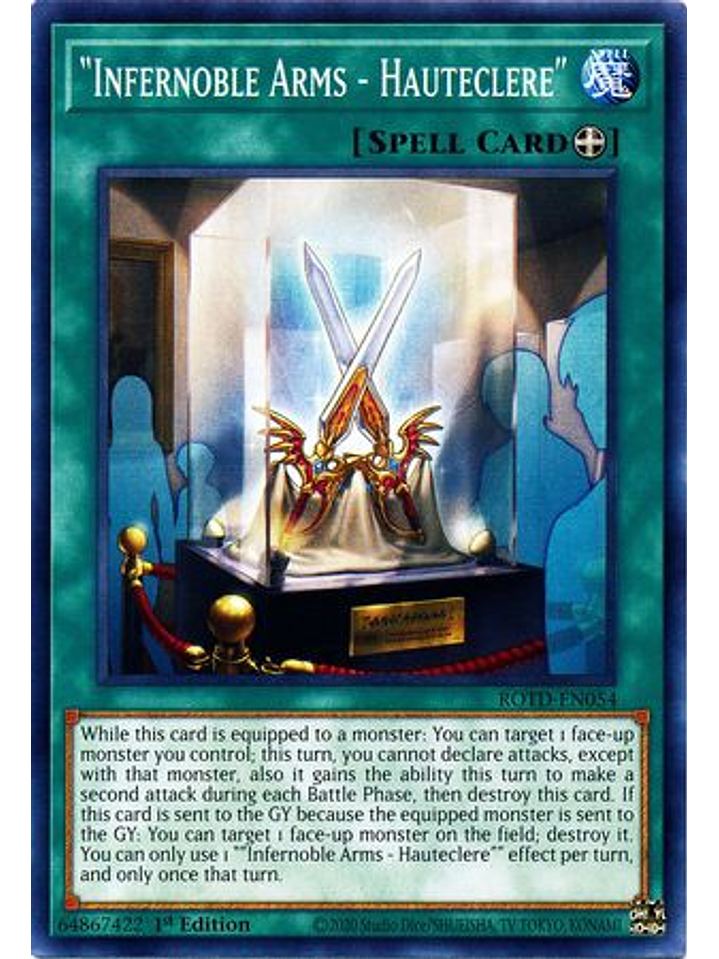 Infernoble Arms - Hauteclere - ROTD-EN054 - Common 1st Edition 1