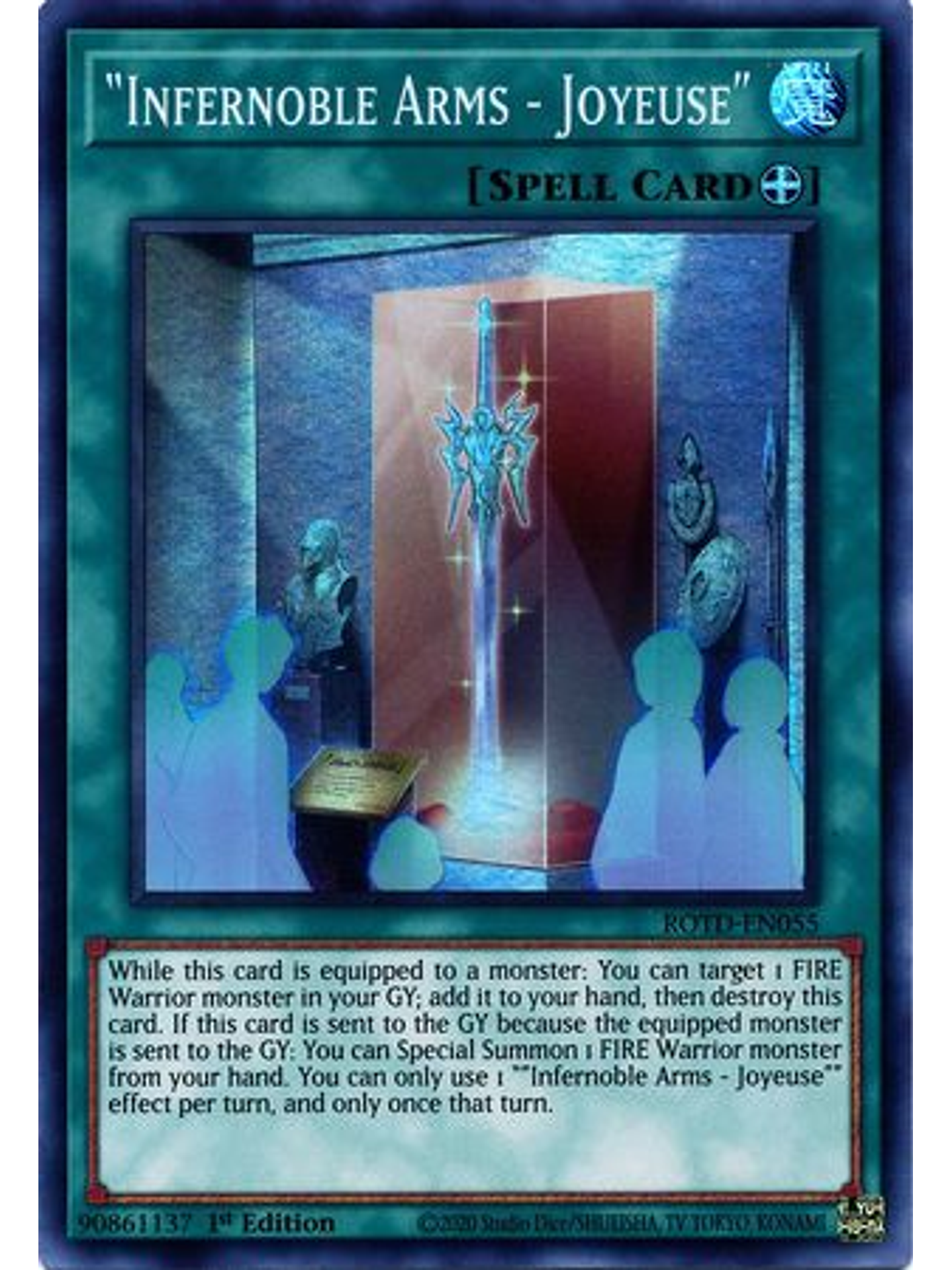 Infernoble Arms - Joyeuse - ROTD-EN055 - Super Rare 1st Edition 1