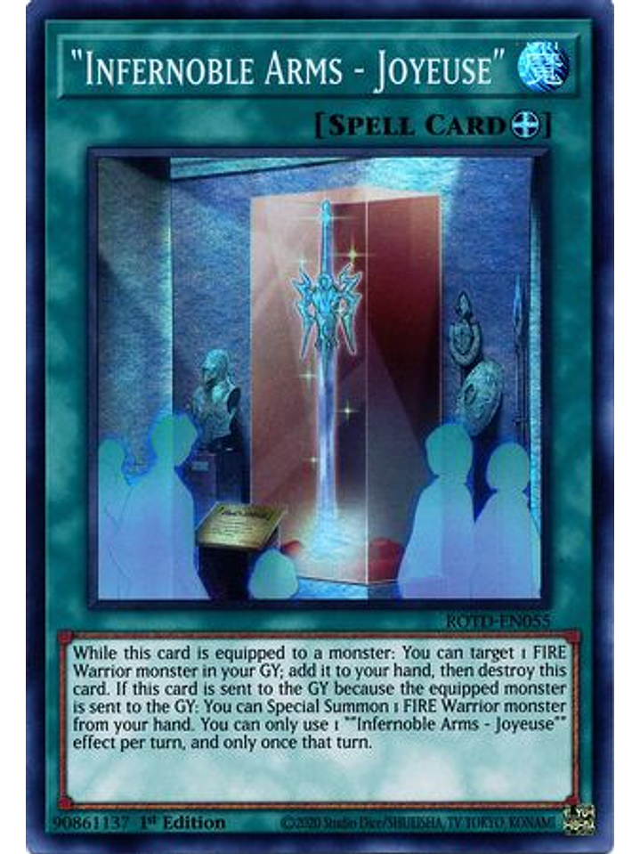 Infernoble Arms - Joyeuse - ROTD-EN055 - Super Rare 1st Edition 1