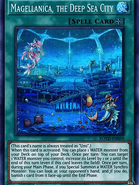 Magellanica, the Deep Sea City - ROTD-EN059 - Super Rare 1st Edition