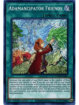 Adamancipator Friends - ROTD-EN061 - Secret Rare 1st Edition